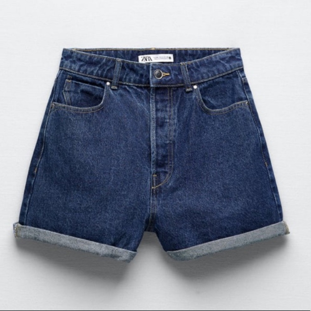 Brand new Zara denim mom shorts
